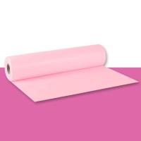 Plissiertes, plastifiziertes Untersuchungstuch Rosa - 27g - 132 Formate 50 x 38cm - Karton mit 12 Rollen