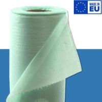Geprägtes, plastifiziertes Untersuchungstuch Grün - 27g- 132 Formate 50 x 38cm - Karton mit 12 Rollen